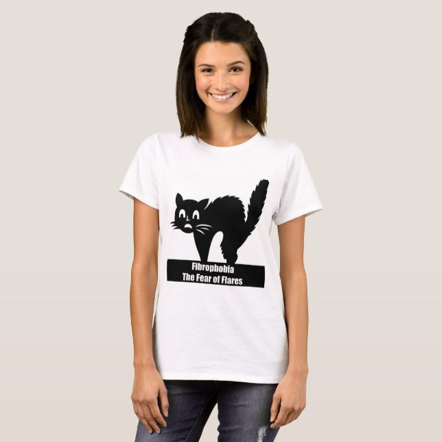 Fibrophobia skräck av signalljustShirten Tee Shirt (Hel framsida)