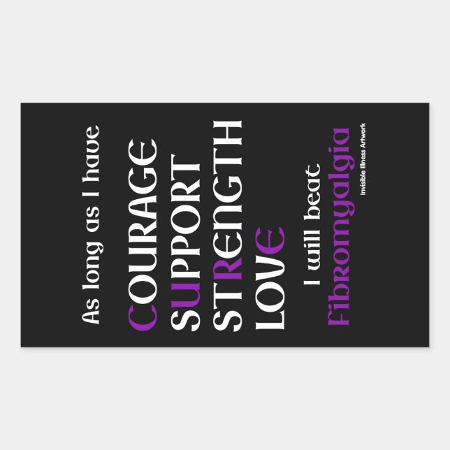 Fibros Rectangular Sticker.. Rektangulärt Klistermärke (Framsida)