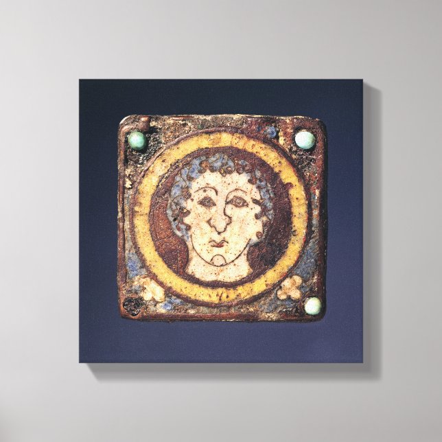 Fibula med en ung mans ansikte canvastryck (Framsida)