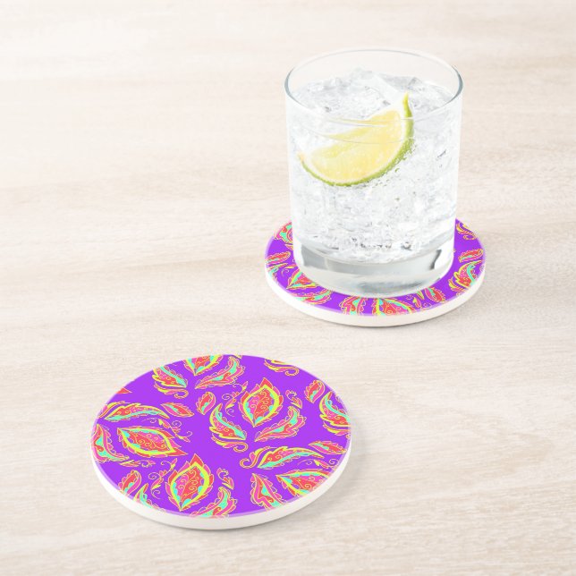 fichezazzle Neon Paisley Underlägg (Sidan)