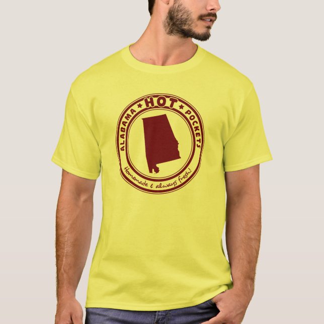 Fick- Alabama hett Tee Shirt (Framsida)