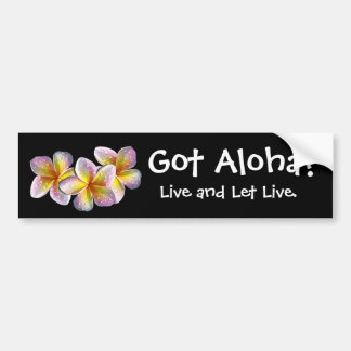 "Fick Aloha? "- Bildekal