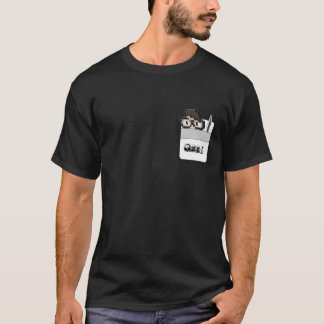Fick- beskyddande med en geek och en skriva tee