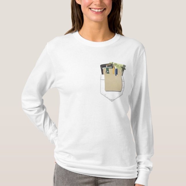 Fick- beskyddande t-shirt (Framsida)