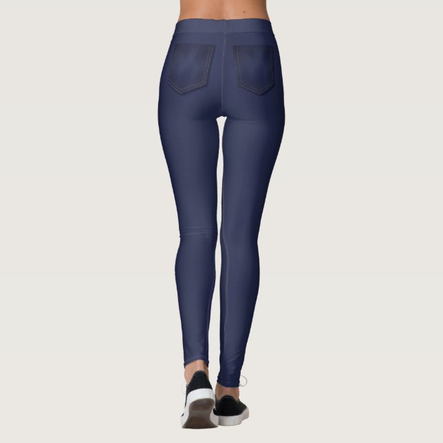 Fick- damasker för Denimnågot liknande Leggings (Baksida)
