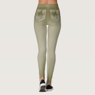 Fick- damasker för ljus Denimnågot liknande Leggings