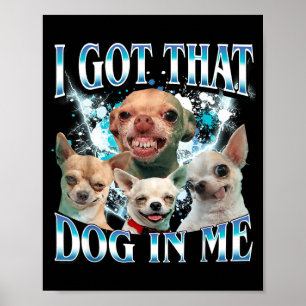 Fick Den där Hund I Rolig Hund Chihuahua Älskare R Poster