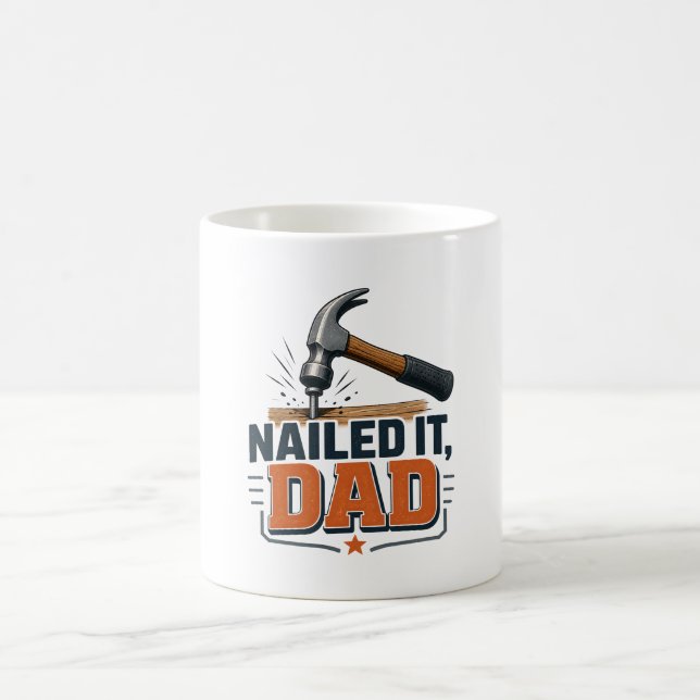 Fick det att fungera Pappa Rolig hammare kaffemugg (Center)