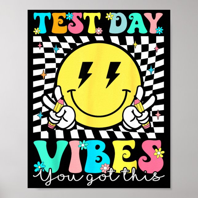 Fick Det Här Testdagsstatens Prov Lärar Staar Test Poster (Framsidan)