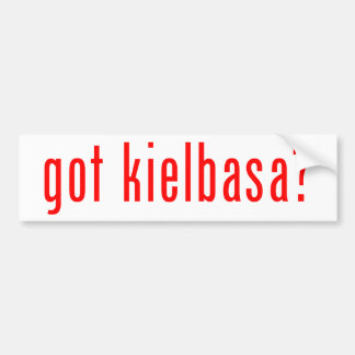 fick du kielbasa? bildekal
