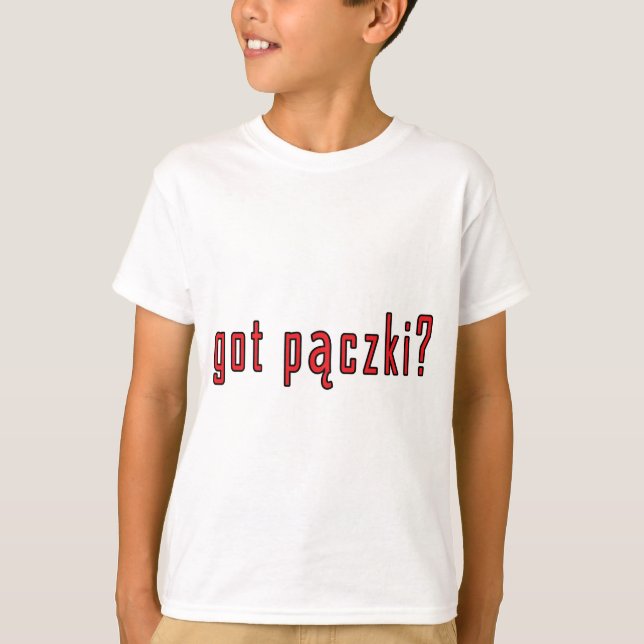 fick du pączki? t-shirt (Framsida)