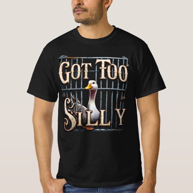 Fick För Mycket Goosfängelset T Shirt (Framsida)