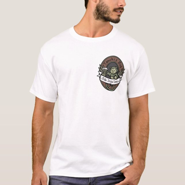 Fick- full färg för Olde stil T-shirt (Framsida)