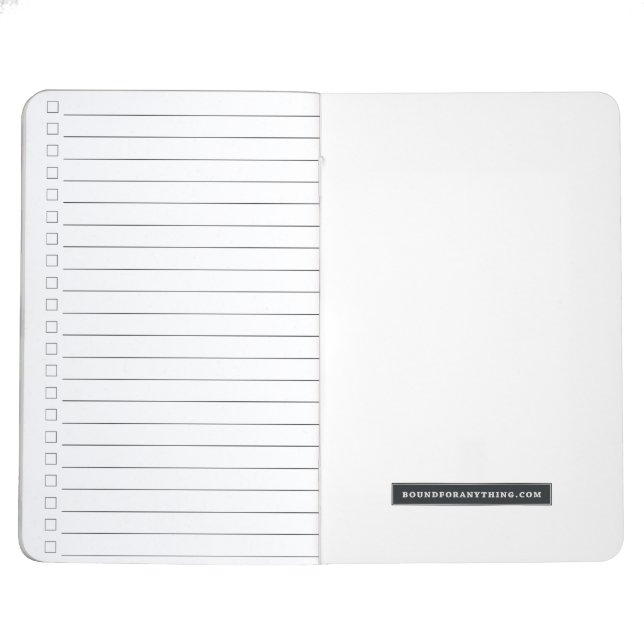 Fick- glädje anteckningsbok (Insidan Baksidan)