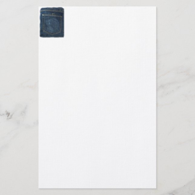 Fick- jeansDenim Brevpapper (Framsida)