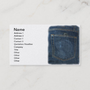 Fick- jeansDenim Visitkort