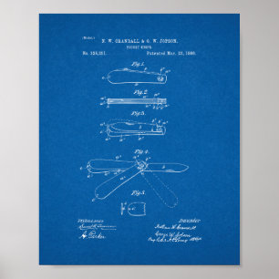 Fick- knivarpatent - ritning poster