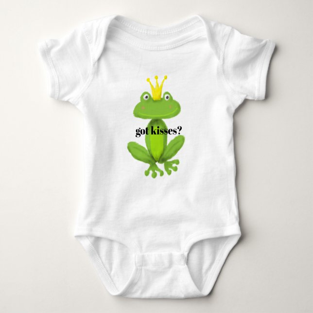 fick kyssar prins groda saga rolig skämt t shirt (Framsida)