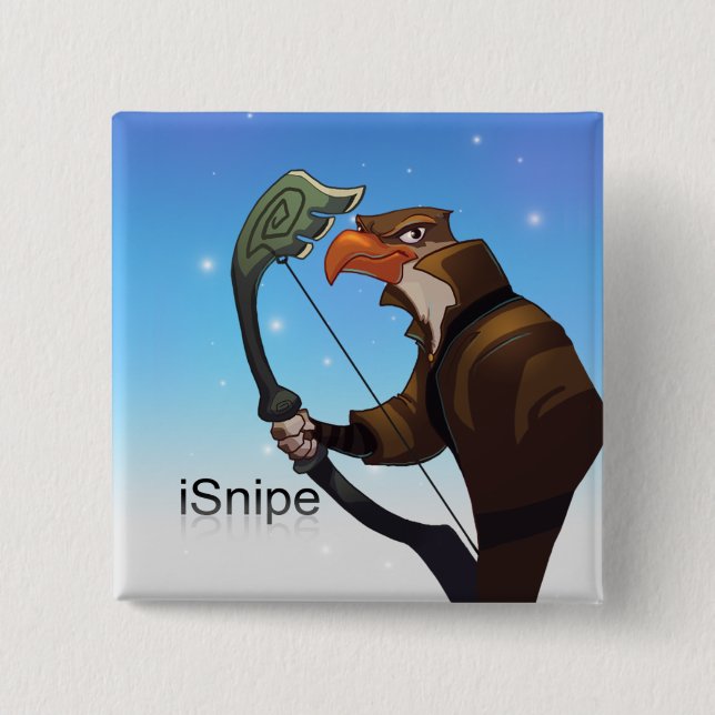 Fick- legendiSnipe klämmer fast Knapp (Framsida)