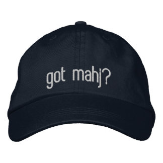 fick mahj? Basebollmössa Broderad Keps