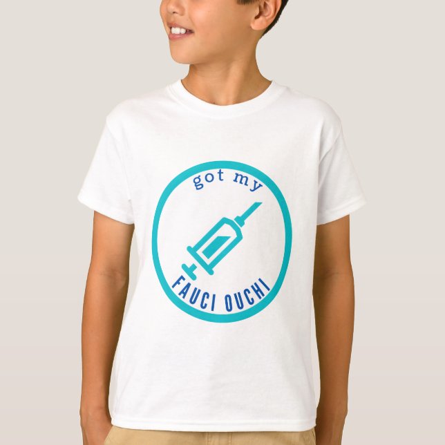 Fick min Fauci Ouchi T Shirt (Framsida)