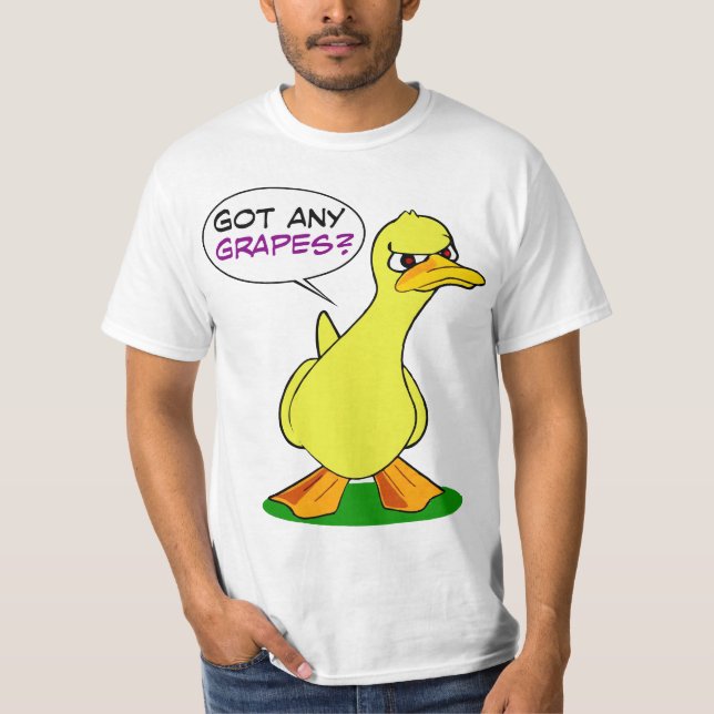 Fick några druvor? t-shirt (Framsida)