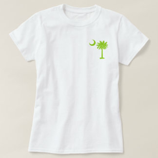 Fick- Palmetto för limefruktgrönt T Shirt