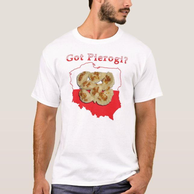 Fick Pierogi Polska Karta Tröja (Framsida)