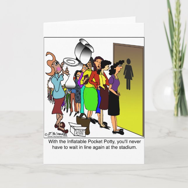 Fick- potta för uppblåsbar kort (Framsida)