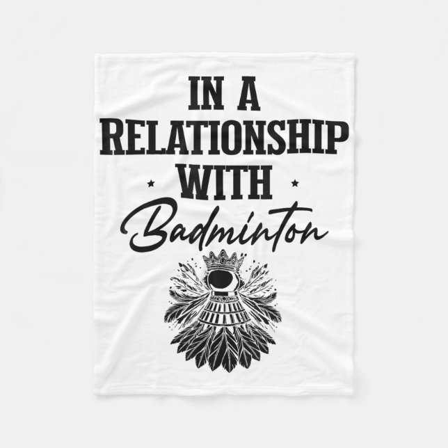 Fick Shuttle Badminton Spelare Shuttle Rackethuvud Fleecefilt (Framsidan)