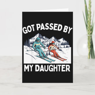 Fick Spark Av Min Dotter Rolig Skidåkning _20  Kort