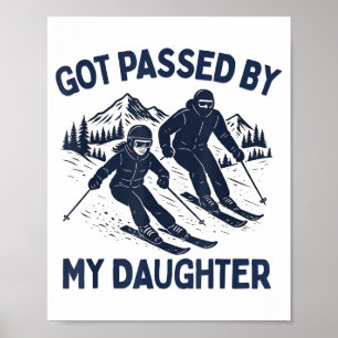 Fick Spark Av Min Dotter Roligt Att Ski Poster