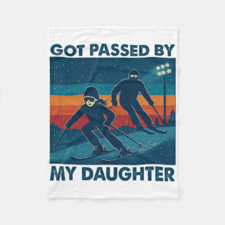 Fick spark av min dotter som skidar Retro rolig pa Fleecefilt