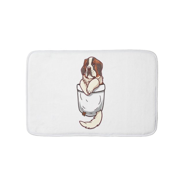 Fick St Bernard Valp  Badrumsmatta (Framsidan)