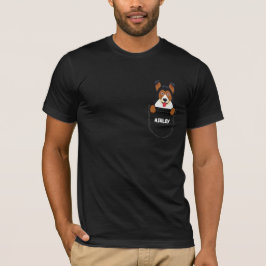 Fick tysk schäferhund valp söt hund t shirt