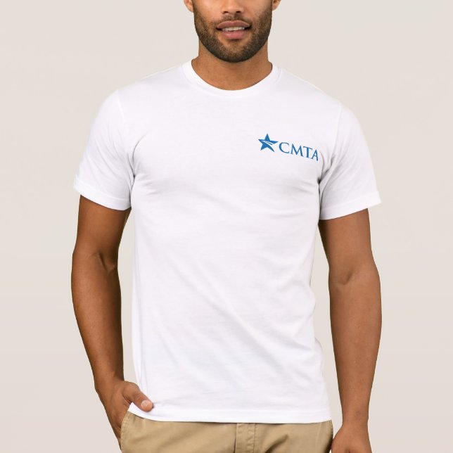 Fick- utslagsplats (med tillbaka design) t-shirt (Framsida)