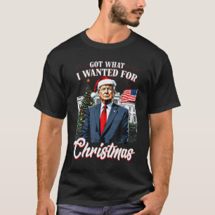 Fick vad jag ville ha i jul Trump 2024 T Shirt