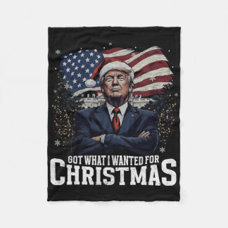 Fick vad jag ville ha i jul Trump vann president Fleecefilt