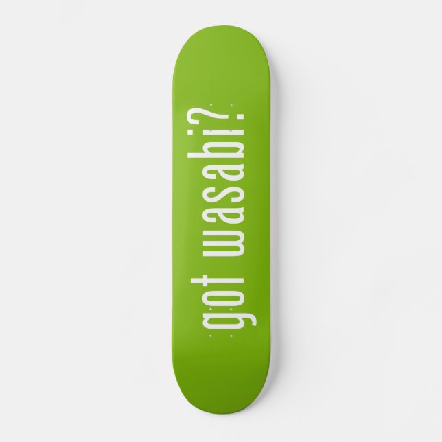 fick wasabi? mini skateboard bräda 18,5 cm (Framsida)
