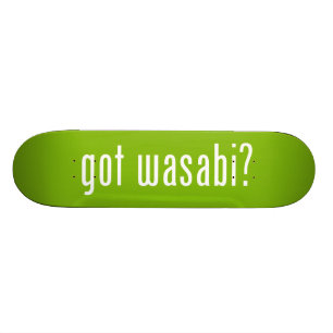 fick wasabi? mini skateboard bräda 18,5 cm
