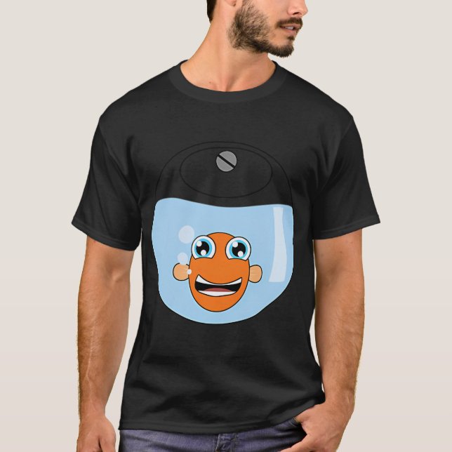 Fickfisk färg liten t shirt (Framsida)
