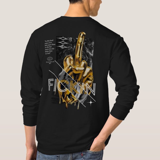 Fickin Modern Streetwear T Shirt (Baksida)