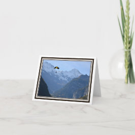 Fickkort – Fallskärmshoppare i Schweiz Kort