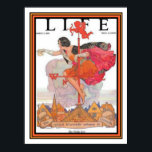 "Fickle Girl" Art Deco Life Cover 12 x 16 Poster<br><div class="desc">The Fickle Girl by Herbert Paus - Art Deco Life Cover</div>