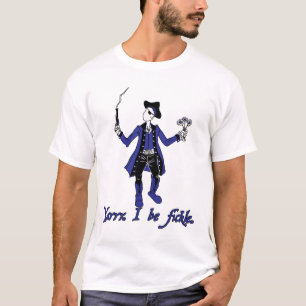 Fickle pirat - blått t shirt