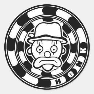 Fickles Hobo Honk Runt Klistermärke