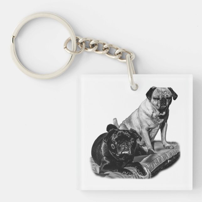 Fickpugs, skuggad konst (Framsidan)