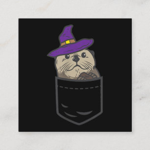 ficksaxare söt halloween Gift Fyrkantigt Visitkort
