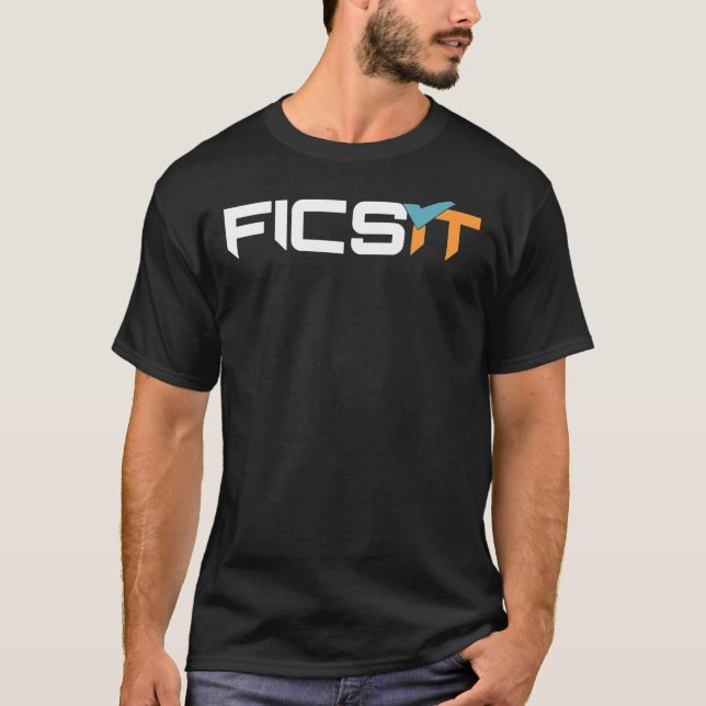 FICSIT Satisfactory Logo Classic T-Shirt (Framsida)