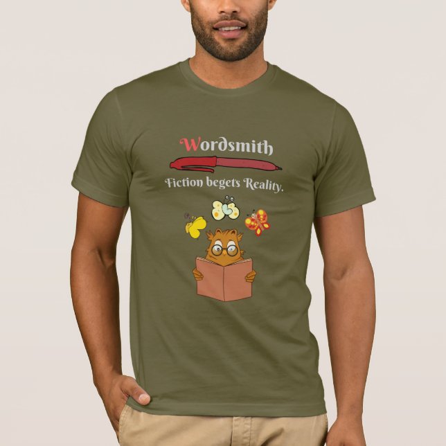 Fiction blir verklighet t shirt (Framsida)